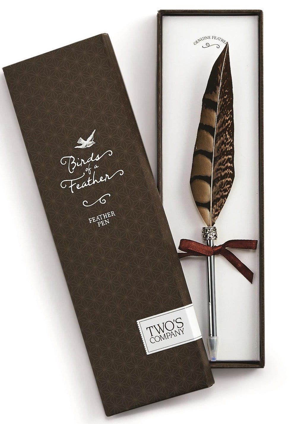 Birds of a Feather Vintage Feather Pen Two's Company feather pen