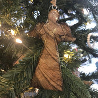 Thumbnail for Carved Angel Wooden Ornament Park Hill Christmas Ornament