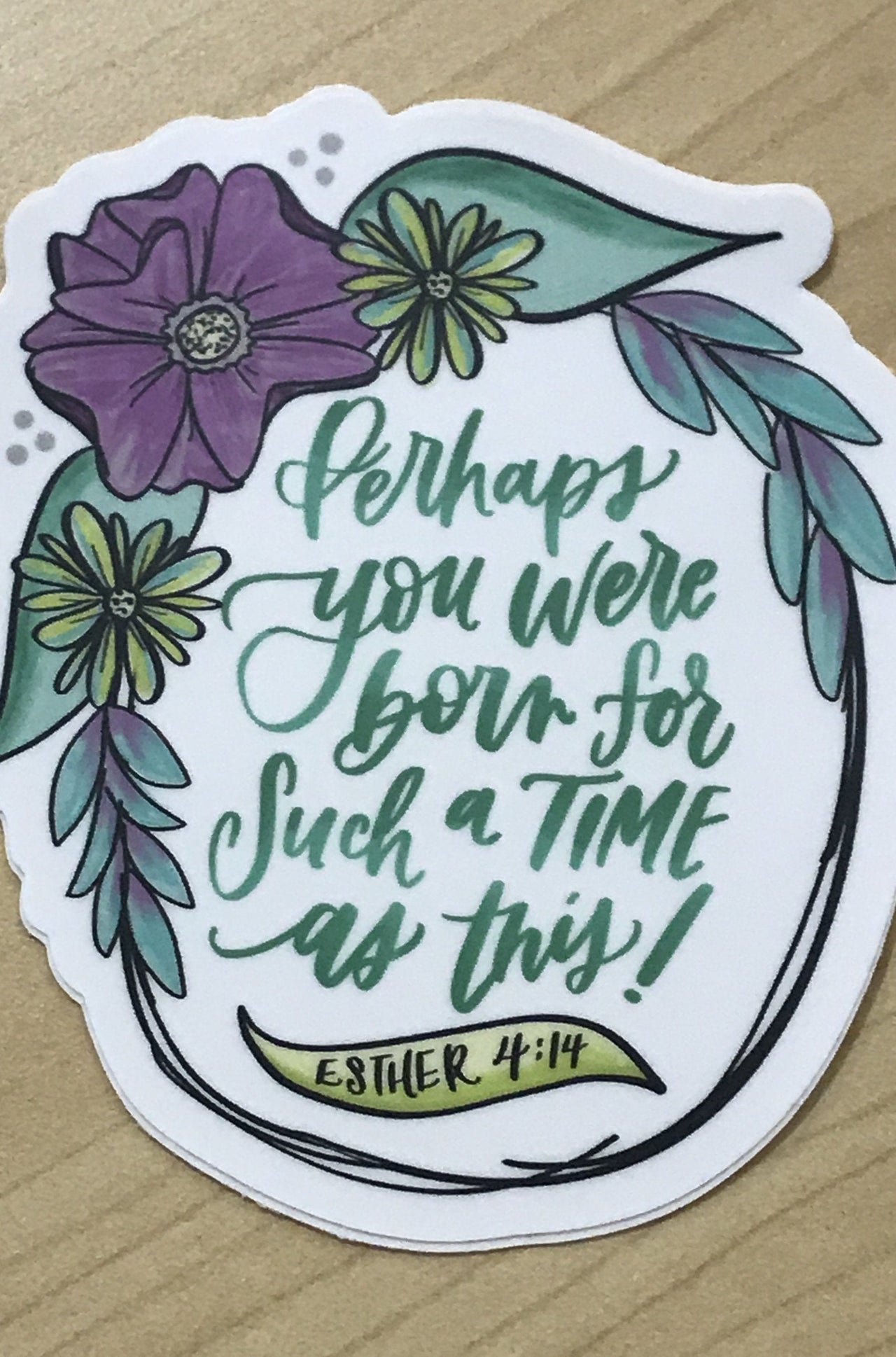 Decals | Krystal Whitten Krystal Whitten Decal For Such a time / Large