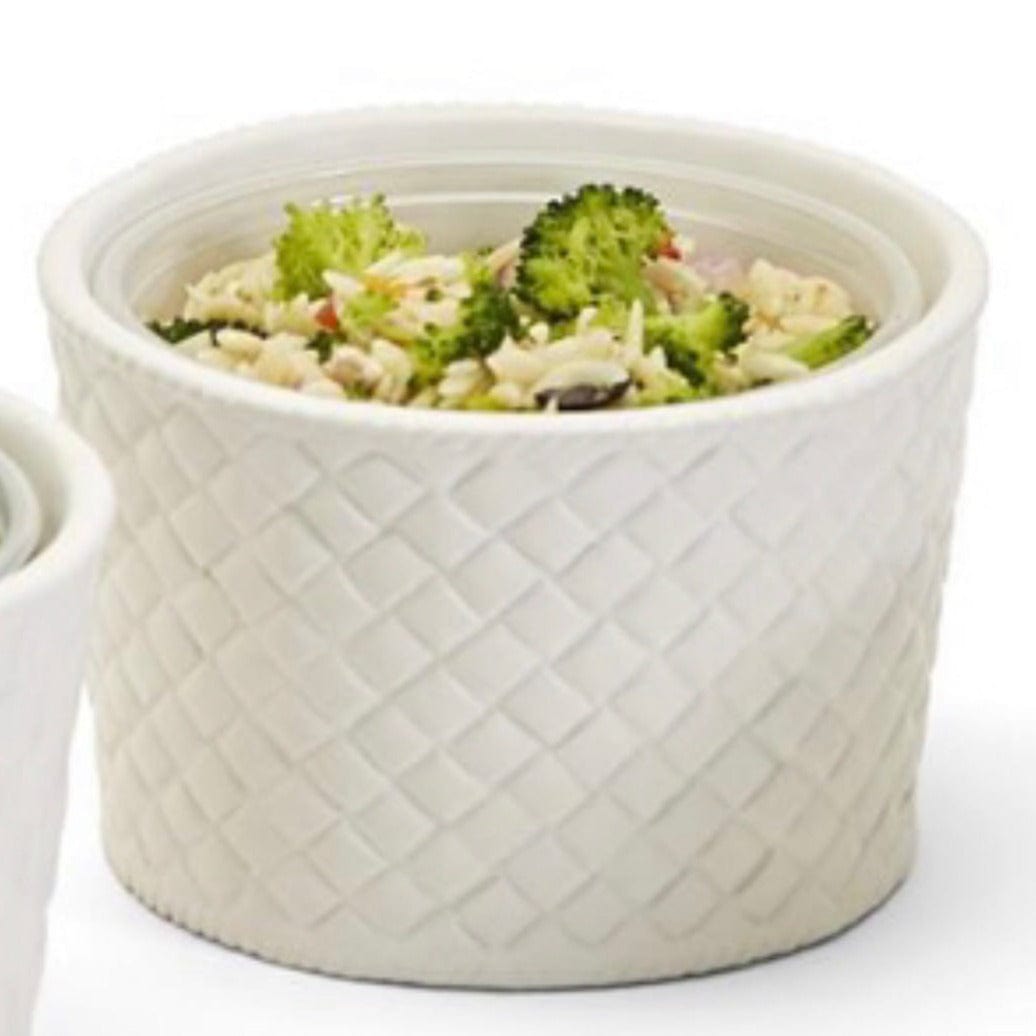 Deli Container Holder Two’s Company Tableware Crosshatch