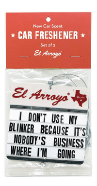 Thumbnail for El Arroyo Car Freshener | Blinker El Arroyo car air freshener