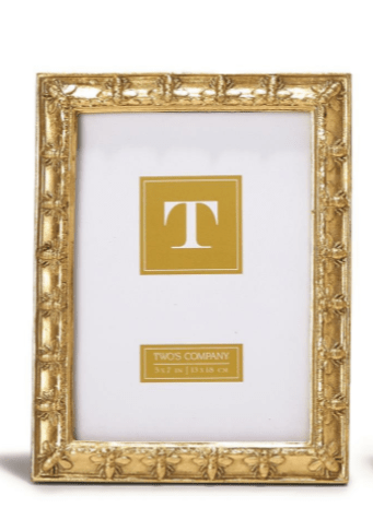 Golden Bee Frames | 2 Sizes Two's Company Picture Frames 4 x 6
