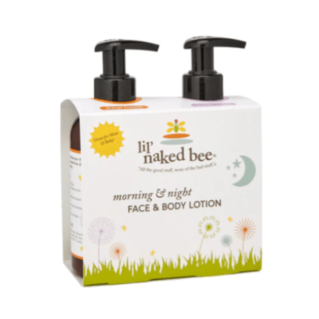 Lil' Naked Bee Collection for Children The Naked Bee Morning/Night Lotion Set