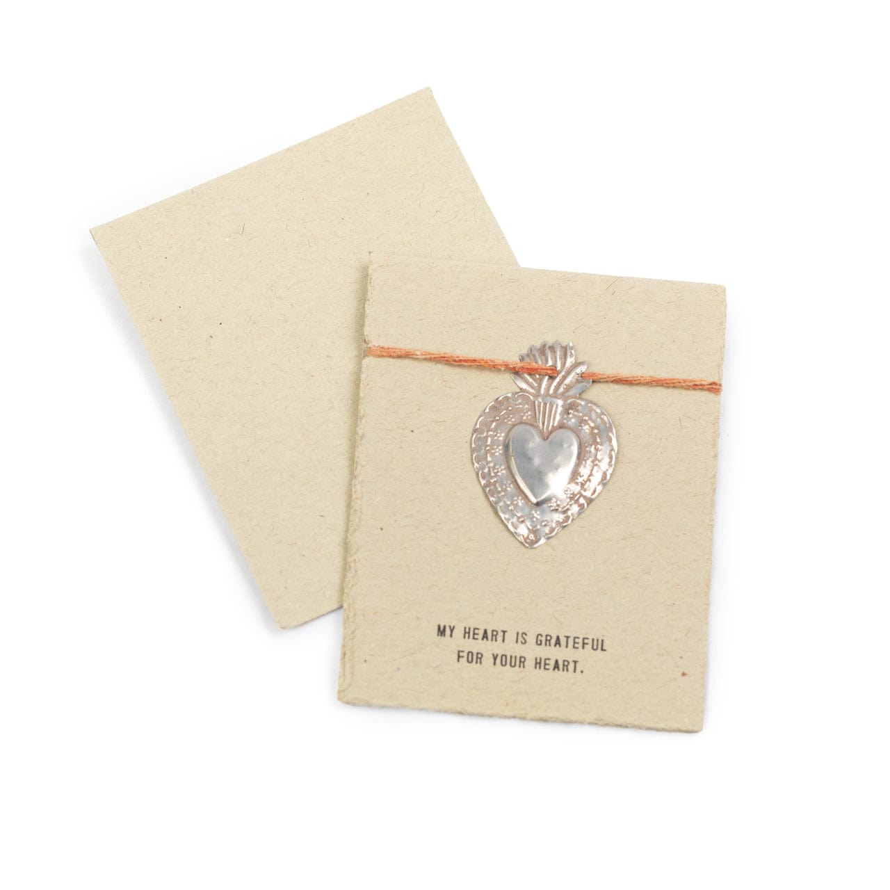 Milagro Heart Cards Sugarboo Designs Greeting Card grateful