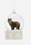 Mini Woodland Globe Ornaments One Hundred 80 Degrees Christmas Ornament Bear