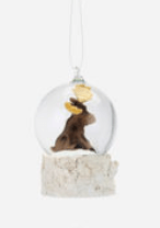 Mini Woodland Globe Ornaments One Hundred 80 Degrees Christmas Ornament Moose