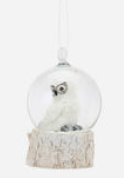 Mini Woodland Globe Ornaments One Hundred 80 Degrees Christmas Ornament Owl