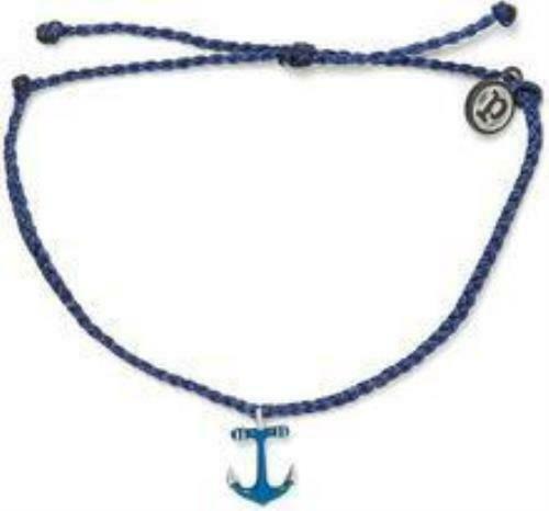 Pura Vida Charm Bracelet - Anchors Away Pura Vida Pura Vida blue