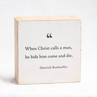 Thumbnail for Quote | When Christ calls a man Revelation Culture Inspiration