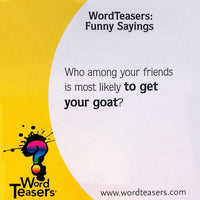Thumbnail for Word Teasers | Funny Sayings Word Teasers Games